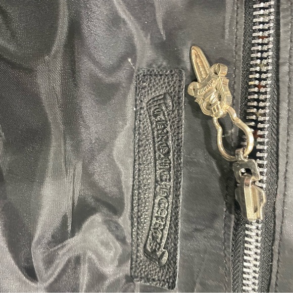 Copy chrome Multicolor Cross Pattern Leather Backpack - Picture 3 of 9